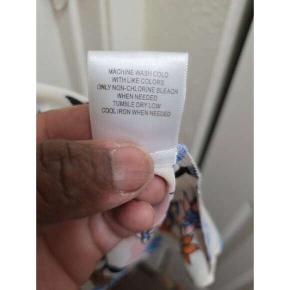 ModCloth Floral Print Open Front Boho Fairy Kimono Cardigan S/M Lightweight Poly - Picture 8 of 8